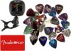 Fender Clip-On Tuner Bundle with Pick Sampler