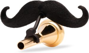 Brasstache Clip-On XL Mustache for Brass Mouthpiece