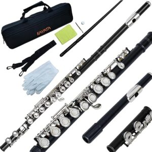 KAYATA Closed Hole 16-Key C Flute With Accessories