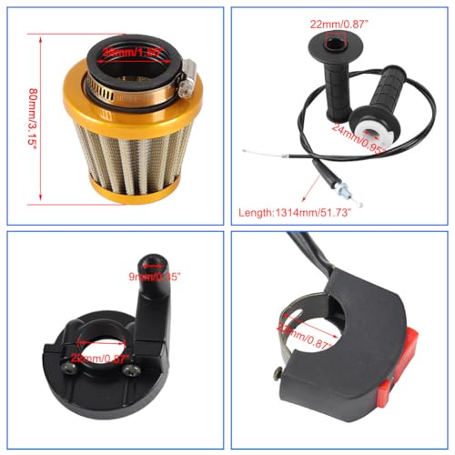 CMIYETO VM22 Carburetor Kit For Mini Bike - Image 3