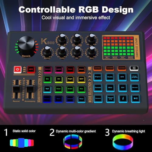 CofeLife Podcast Equipment Bundle, 48V Condenser Microphone - Image 4