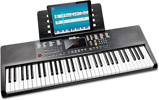 RockJam Compact 61 Key Keyboard With Accessories
