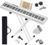 Ｌｏｎｇｅｙｅ Compact 88-Key Portable Digital Piano, White