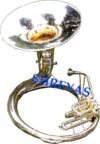 Global Art World Compact Gold Bb Sousaphone MI 0129