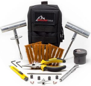 Boulder Tools Compact Tire Repair Kit With Molle Pouch