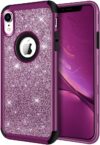 Hython Compatible With iPhone XR Bling Armor Case