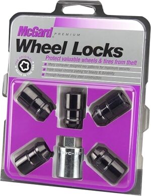 McGard Cone Seat Wheel Locks Black (M12 x 1.5)