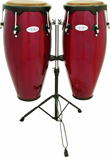 Toca Conga Drum Set, 2300RR, Red