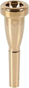 traderplus Copper Alloy Trumpet Mouthpiece (7C, Golden)