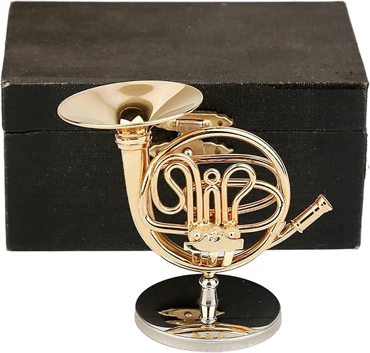 Deizang Copper Miniature French Horn With Case