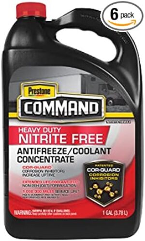 Prestone Cor-Guard Nitrite Free Antifreeze Concentrate, Red, 1 Gallon