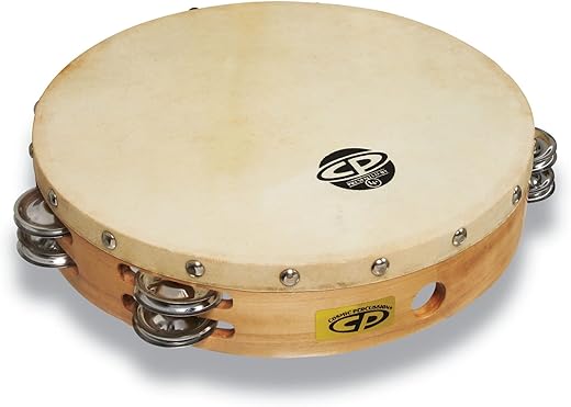 CP380 10" Headed Wood Tambourine