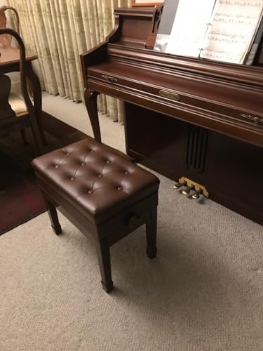CPS Imports Adjustable Artist Piano Bench With Storage - Image 5