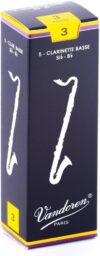 Vandoren CR123 Bass Clarinet Reeds Strength 3