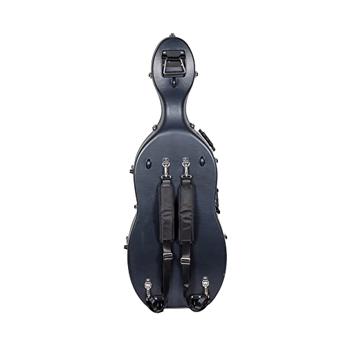 Crossrock ABS Molded Blue Cello Case With Wheels - Image 4