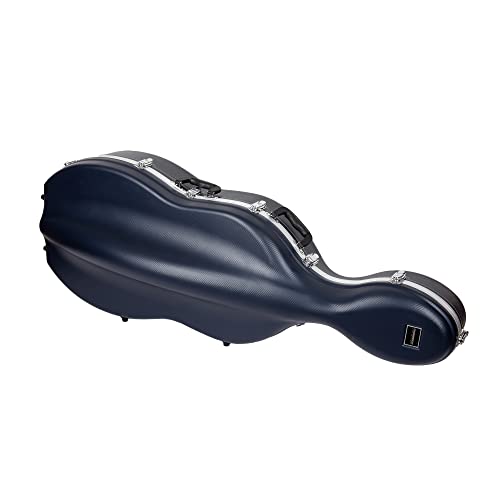 Crossrock ABS Molded Blue Cello Case With Wheels - Image 5