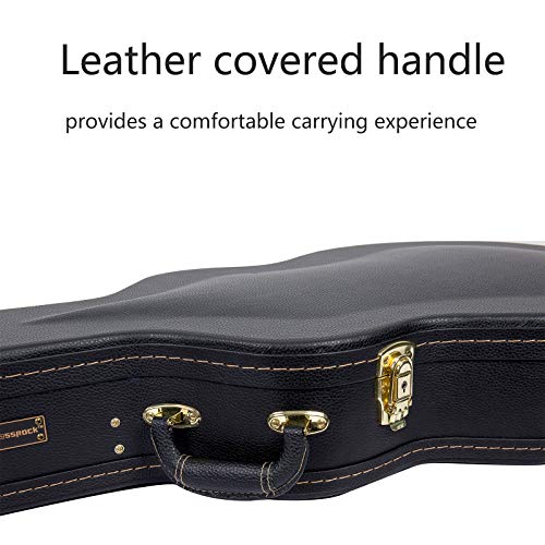 Crossrock Hard-Shell Guitar Case For 12-Frets 000/OM - Image 4