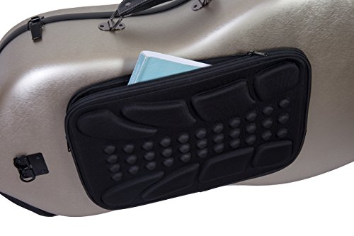Crossrock Poly Carbon Composite Cello Case, 4/4 Size (CRF1000CEFCHHT) - Image 5