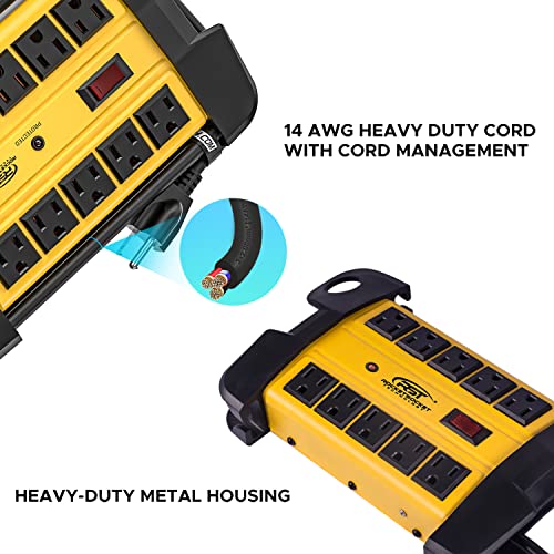 CRST Heavy Duty Power Strip, 10-Outlets, 3165047 - Image 4