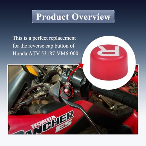 Ctuoptuo 2 Pcs 53187-VM6-000 Reverse Cap Button - Image 2