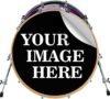 AZ House of Graphics Custom Bass Drum Decal For Drum Head