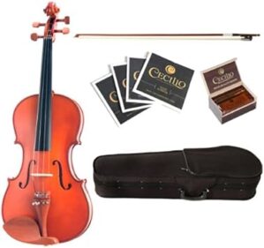 Cecilio CVA-400 Solidwood Viola, 14-Inch