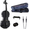 Cecilio CVNAE-Black+SR Ebony Fitted Violin