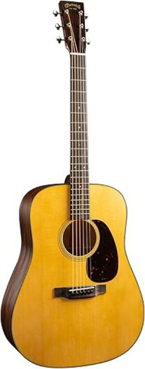 MARTIN D-18 Satin Acoustic Guitar – Natural