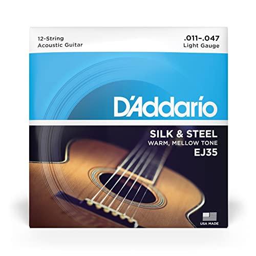 D'Addario Acoustic Guitar Strings, Silk & Steel EJ35 - Image 2