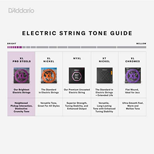 D'Addario Bass Guitar Strings, XL Pro Steels, EPS170-5 - Image 3