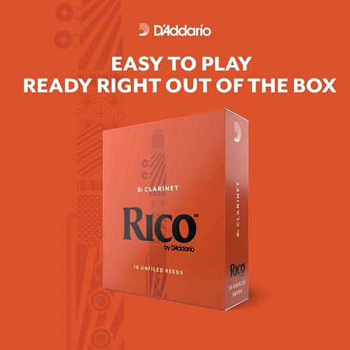 D'Addario Bb Clarinet Reeds, Strength 2.5, 10-Pack - Image 4