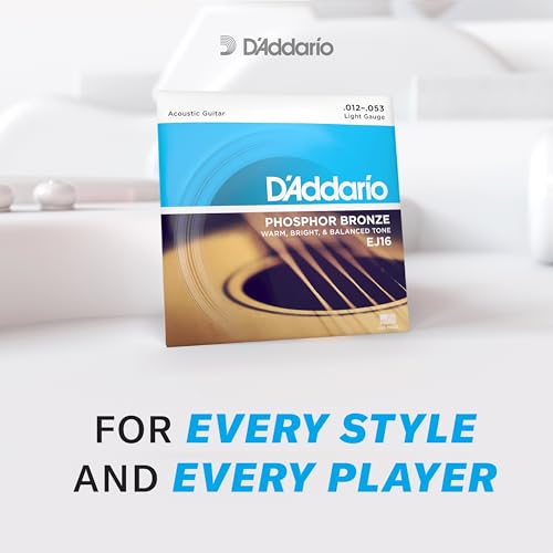 D'Addario Phosphor Bronze Acoustic Guitar Strings EJ16-3D - Image 5