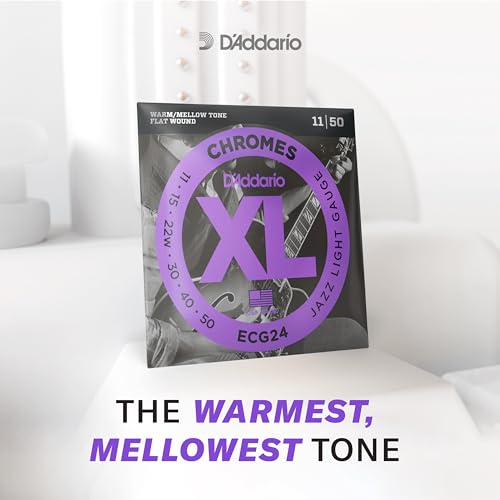 D'Addario XL Chromes Electric Guitar Strings - ECG24 - Image 3