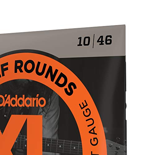 D'Addario XL Half Rounds Electric Guitar Strings - EHR310 - Image 4