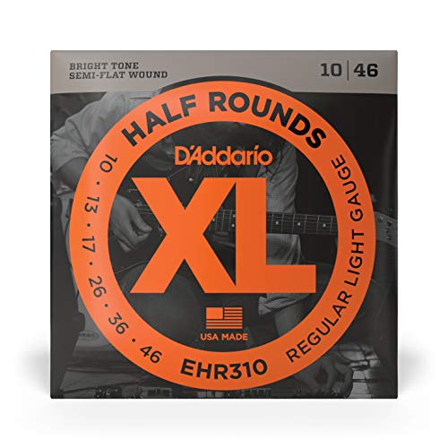 D'Addario XL Half Rounds Electric Guitar Strings - EHR310 - Image 2
