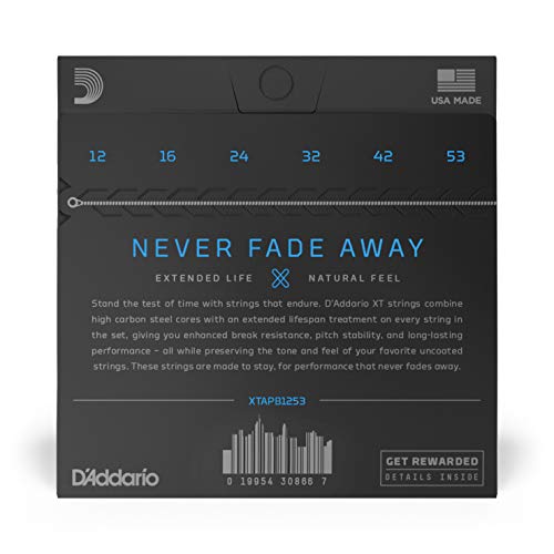 D'Addario XT Phosphor Bronze Acoustic Strings XTAPB1253-B25 - Image 2