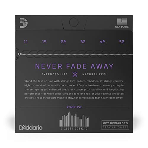 D'Addario XTABR1152 Bronze Coated Acoustic Strings - Image 2