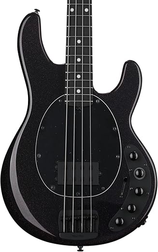 Ernie Ball Music Man DarkRay Bass Guitar - Dark Rainbow