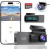 ARIFAYZ Dash Cam 4K+1080P With WiFi
