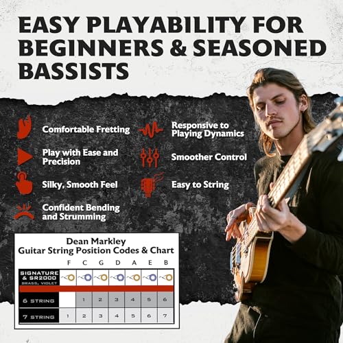 Dean Markley SR2000 Stainless Steel Bass Guitar Strings 6 String Set - Image 5