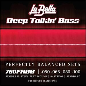 La Bella Deep Talkin’ Flat Wound Bass Strings 760FHBB