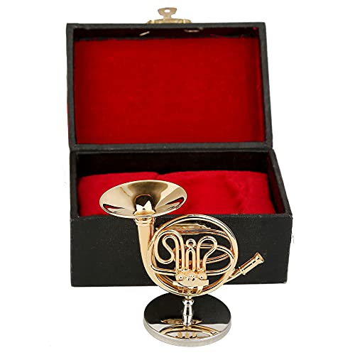 Deizang Copper Miniature French Horn With Case - Image 4