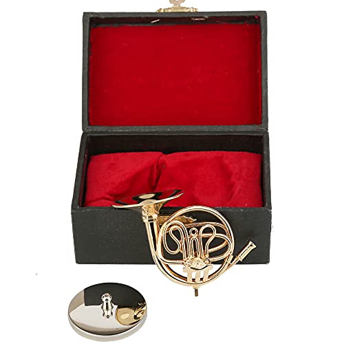 Deizang Copper Miniature French Horn With Case - Image 5
