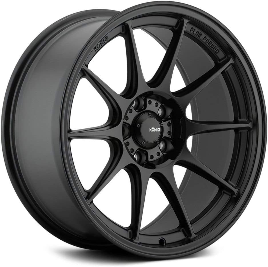 KÖNIG Dekagram Wheels Semi-Matte Black Aluminum