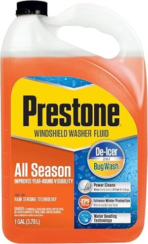 Prestone Deluxe 2-In-1 Windshield Washer Fluid