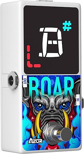 AZOR Deluxe Chromatic Guitar Tuner Pedal AP512