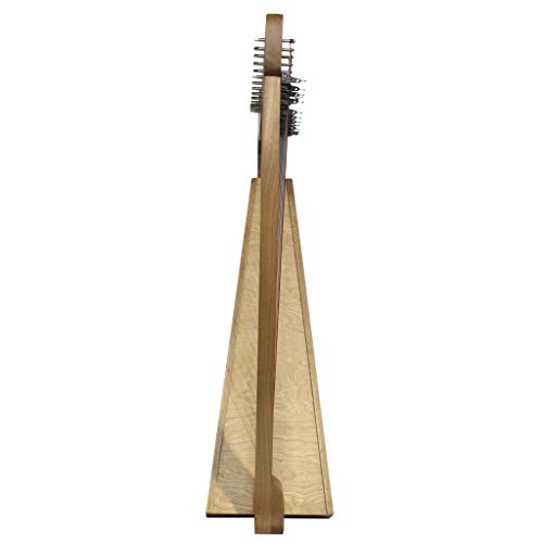 Design Toscano Celtic Knot Walnut Heather Harp, 35 Inch - Image 5