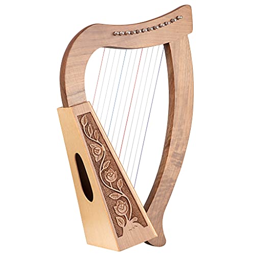 Design Toscano Celtic Knot Walnut Tara Harp, 20 Inch - Image 5