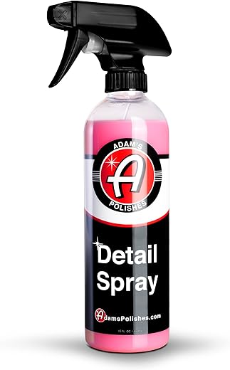 Adam's Polishes Detail Spray - Quick Waterless Detailer
