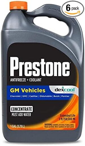 Prestone Dex-Cool Antifreeze Coolant Concentrate, 1 Gallon